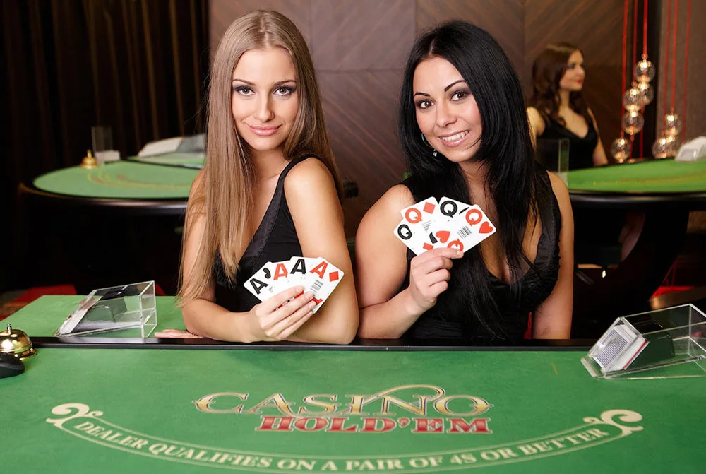 Tampilan meja dealer langsung di kasino live